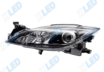 Фара Mazda 6 GH (2007-2013) ксенон, линза, с электрокорректором (левая)
