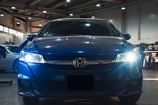 Honda Stream - Установка Bi-Led линз
