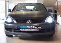 Установка Би-ксеноновых линз KOITO QR5 3 на Mitsubishi Lancer