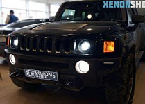 Установка Би-ксеноновых линз Hella 3 | Hummer H3