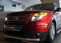 Ford Explorer 2013 год - Замена линз на би-ксеноновые Hella 3