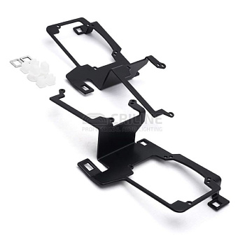 Переходные рамки Toyota Land Cruiser 200 series (2015-2021) с LED 4 модуля на H3/3R/5R 