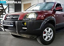 Установка Би-ксеноновых линз Hella 3/Hyundai Tucson 2005 год