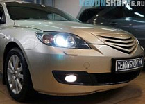 Замена линз на Би-ксеноновые HELLA 3 Mazda 3 2007 год