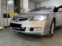 Honda civic - установка линз