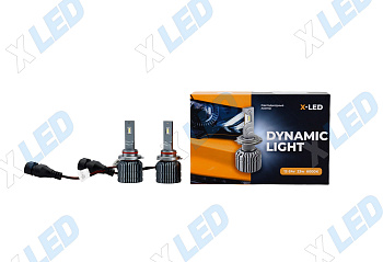 Комплект светодиодных ламп HB3 (9005) Dynamic Light X-LED 12-24v