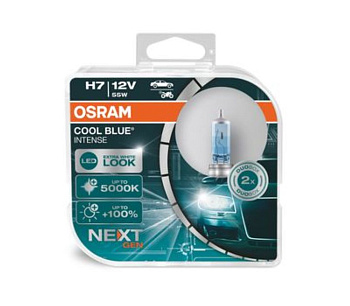 Галогенные лампы H7 Osram Cool Blue Intense DuoBox 64210CBN-HCB