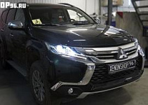 Замена линз на Би-диодные - Mitsubishi Pajero Sport
