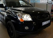 Установка Би-ксеноновых линз Koito Q5 H4 3" | KIA Sportage 2009