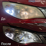 Восстановление стекла и замена линз на SUBARU IMPREZA