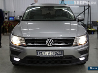 Би-ксеноновые линзы Hella 3 / Volkswagen Tiguan 2018 год.