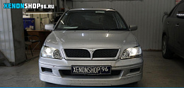 Установка Би-ксеноновых линз | Mitsubishi Lancer Cedia 2001 г.