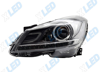 Фара Mercedes C-class W204 (2011-2014) линза ксенон, с электрокорректором (левая)