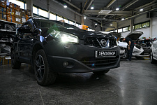 Установка Bi-Led модулей с функцией дальнего света/NISSAN Qashqai