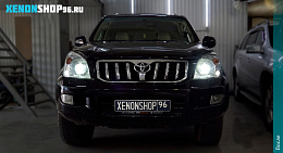 Установка Би-ксеноновых линз Koito Q5 H4 | Toyota Land Cruiser Prado 120 2007г
