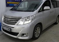 Замена линз на Би-диодные линзы Luma BI-LED I5+ /Toyota Alphard
