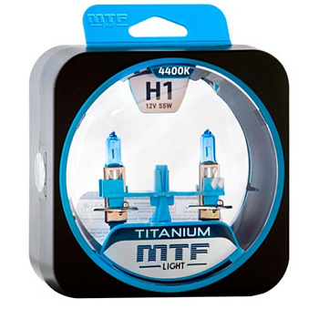Галогенные лампы H1 MTF Titanium 12V 4400K