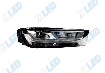 Фара Audi Q7 (2015-2017) LED, с электрокорректором (правая)