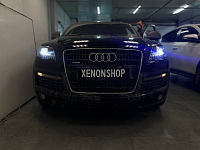 Замена линз Audi Q7 на  BI-LED модули Osram 