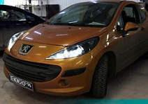 Установка четырех Би-ксеноновых линз Hella 3 | Peugeot 207