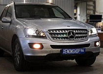 Mercedes-Benz W164 - Замена линз на Би-ксеноновые Hella 3