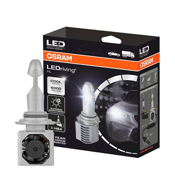 Комплект светодиодных ламп HB4 Osram LEDriving HL 6000K