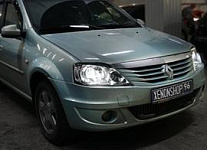Renault Logan - Установка Би-ксеноновых линз