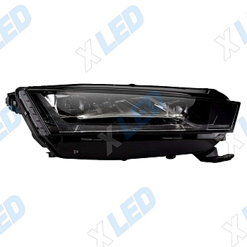 Фара Skoda Octavia А8 (2020-2026) ксенон+LED, с блоком управления (правая)