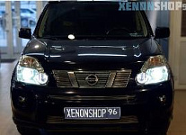 Nissan X-Treil T30 Замена на Би-ксеноновые линзы HELLA 3