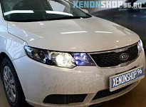 KIA Cerato Замена на Би-ксеноновые линзы