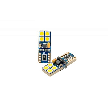 Светодиод OPTIMA PREMIUM CAN 8 Chip 12V T10/W5W безцок (5100К)