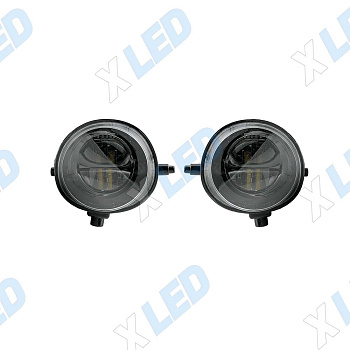 Фары противотуманные светодиодные MTF Light Mazda 12В, 5000К, 10Вт, FL12MZ