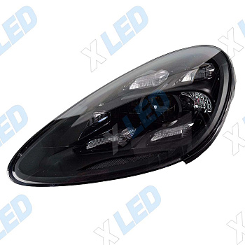 Фара (тюнинг) Porsche Cayenne (2010-2014) LED с электрокорректором (левая)