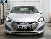 Hyundai i30 Замена на галогеновые линзы HELLA