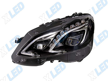 Фара Mercedes E-class W212 (2014-2016) LED, с электрокорректором (левая) 