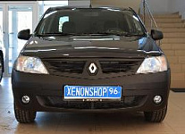 Установка биксенонавых линз Morimoto с ангельскими глазками | Renault Logan