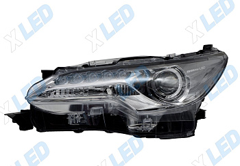 Фара Toyota Fortuner II (2015-2020) LED White (левая) 