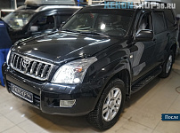 Установка би-ксеноновых линз HELLA 3 / Toyota Land Cruiser Prado 120