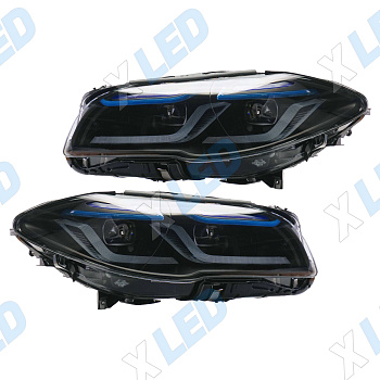 Комплект фар (тюнинг) BMW 5 F10 IV (2009-2013) FULL LED 