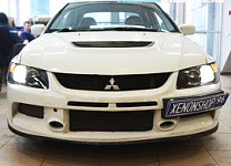Замена линз на би-ксеноновые Hella 3R+ на Lancer Evolution IX
