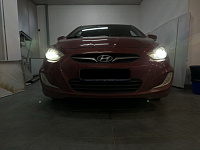 Hyundai Solaris - Установка Bi-LED линз!