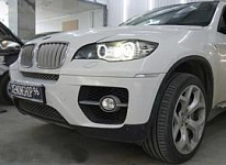 Замена линз на би-ксеноновые Hella 3/BMW X6 2008 год