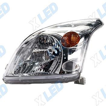 Фара Toyota Land Cruiser Prado 120 (2002-2009) №2 галоген рефлектор с электрокорректором (левая) 