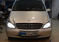 Установка би-ксеноновых линз в Mercedes Viano 2007 года