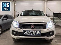 Fiat Fullback замена линз на Bi-LED
