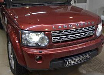 Замена на Би-ксеноновые линзы Valeo 2/Land Rover Discovery 2010 год