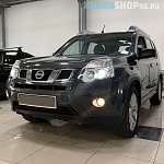 Nissan X-Trail Замена линз на Bi-LED Dixel Y6