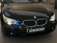 BMW 3 E60 замена линз на BI-LED X-LED X5