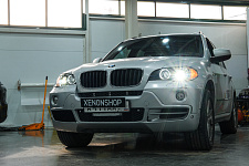 BMW X5 установка линз X-LED