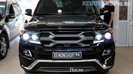 Замена линз на Би-ксеноновые Hella 3 / Toyota Land Сruiser 200